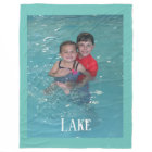 Family Photo Kid's Customised Fleece Blanket