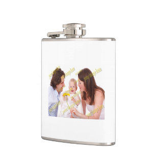 FAMILY Photo ✨ Lovely Custom  Hip Flask