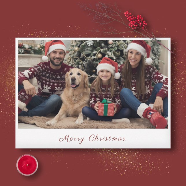 Family Photo Merry Christmas Holiday Card (Family Photo Merry Christmas Holiday Card)