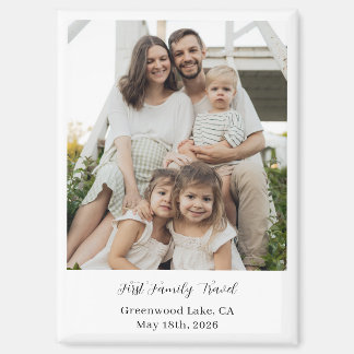 Family Photo Milestone Important Moments Keepsake Magnet