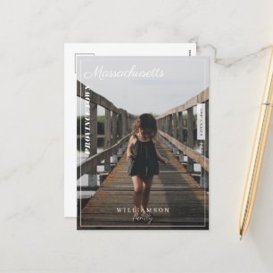 Family Photo Modern Editorial Travel Destination Holiday Postcard