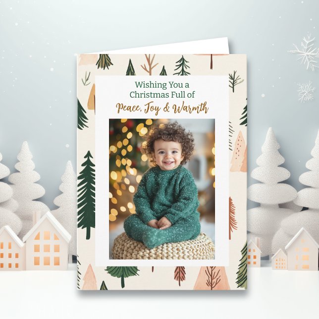 Family Photo  | Personalised Christmas Tree Card (Creator Uploaded)