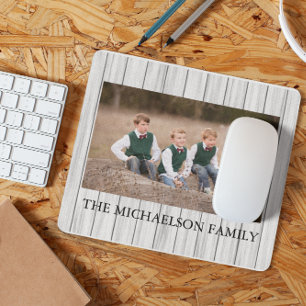Family Photo Personalised Mouse Pad