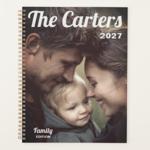Family Photo Personalized Planner