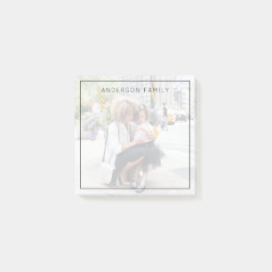 Family Photo Post-it Notes