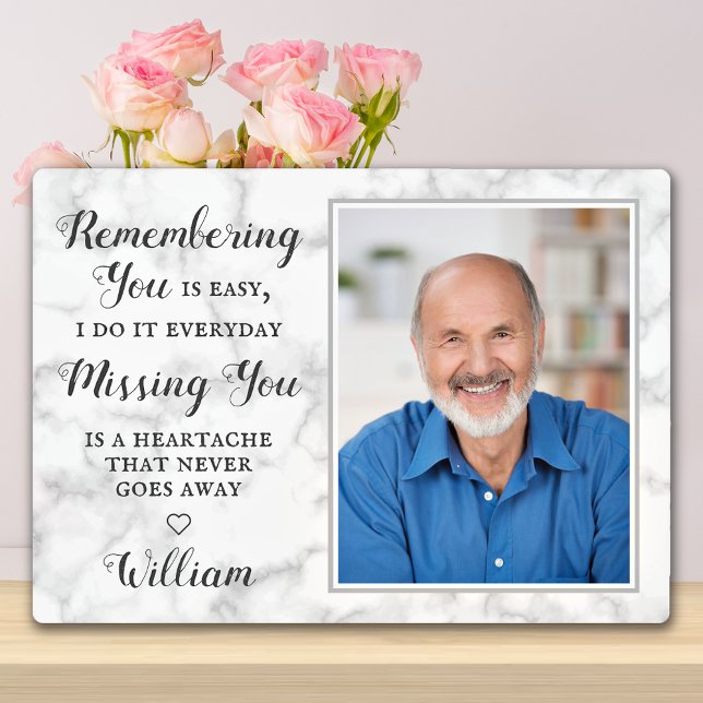 Family Photo Remembrance Memorial Plaque (Creator Uploaded)