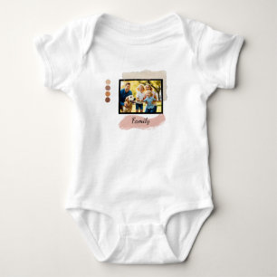 Family Photo Shirt: Cherish Every Moment  Baby Bodysuit