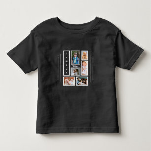 Family Photography Collage Personalised Toddler T-Shirt