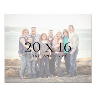 Family Photos 20x16 TEMPLATE Photo Print