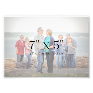Family Photos 7x5 TEMPLATE Photo Print