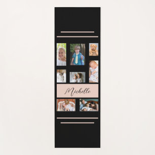 Family Photos Personalized Name Yoga Mat