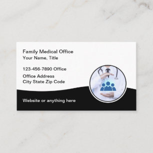 Family Physician Medical Office Business Cards