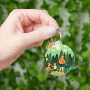 FAMILY PICNIC KEY RING