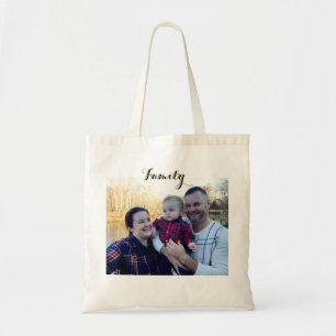 Family picture Personalised Tote