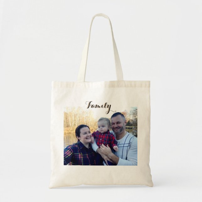 Family picture Personalised Tote (Front)