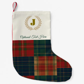 Family Plaid Christmas Stocking | Personalised
