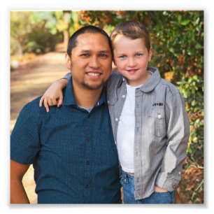 Family Portrait 6x6 Square Photo