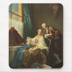 Family Portrait By François-Hubert Drouais Mouse Pad