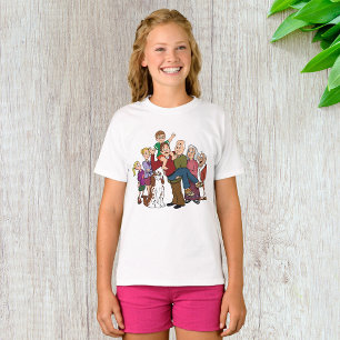 Family Portrait Girls T-Shirt