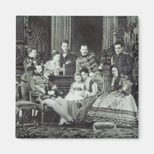 Family Portrait of Emperor Alexander II Magnet
