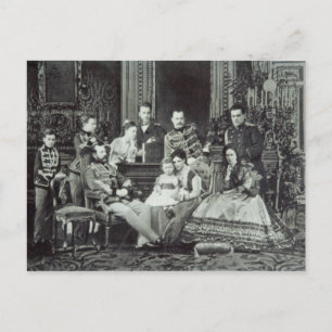 Family Portrait of Emperor Alexander II Postcard