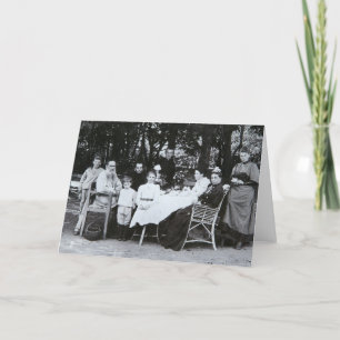 Family portrait of the author Leo N. Tolstoy Card