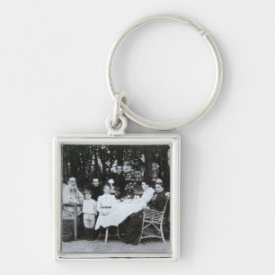 Family portrait of the author Leo N. Tolstoy Key Ring