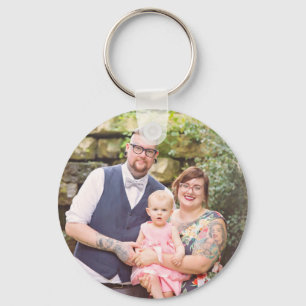 Family Portrait personalized Key Ring
