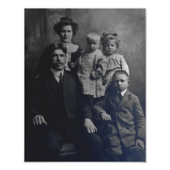 Family Portrait Photo Print (Front)