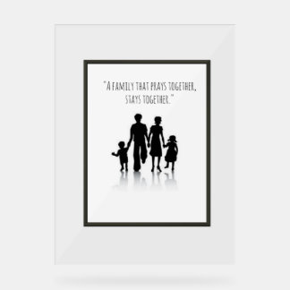 Family poster-stylish wall art decor for family