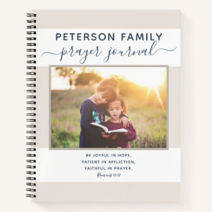 Family Prayer Journal personalised template