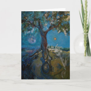 Family Pregnancy Mystical Greeting Card