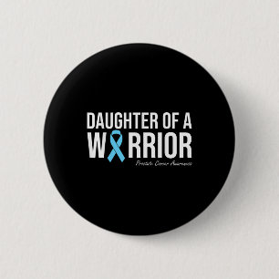 Family Prostate Cancer Awareness Light Blue Daught 6 Cm Round Badge