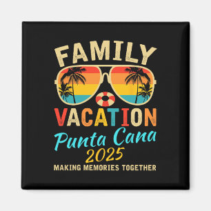 Family Punta Cana Vacation 2025 Summer Vacation Ma Magnet