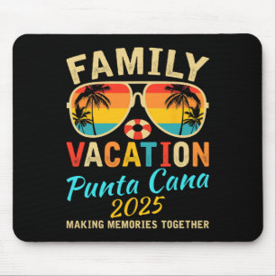 Family Punta Cana Vacation 2025 Summer Vacation Ma Mouse Pad