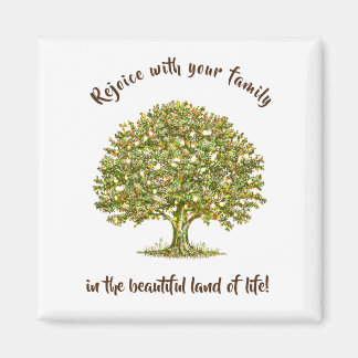 Family quote Favours, family tree home decor gift Magnet