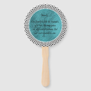 FAMILY QUOTE HAND FAN