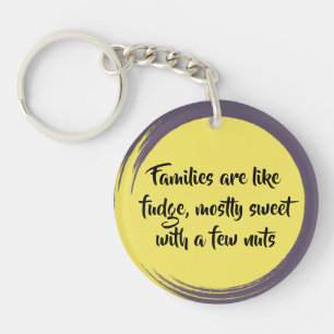 Family Quotes Key Ring
