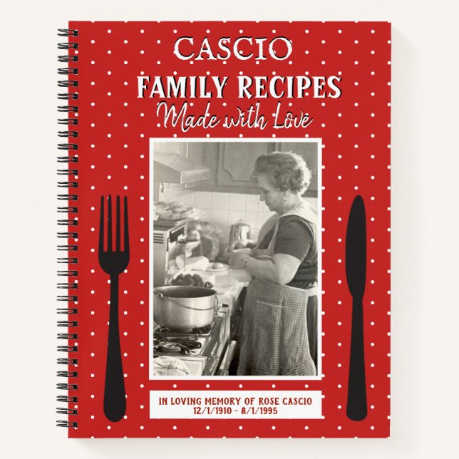 FAMILY RECIPE BOOK (Front)