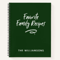 Family Recipe Book Cookbook 