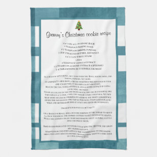 Family recipe Christmas Tea Towel