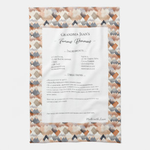 Family Recipe Heirloom Mountain Tea Towel