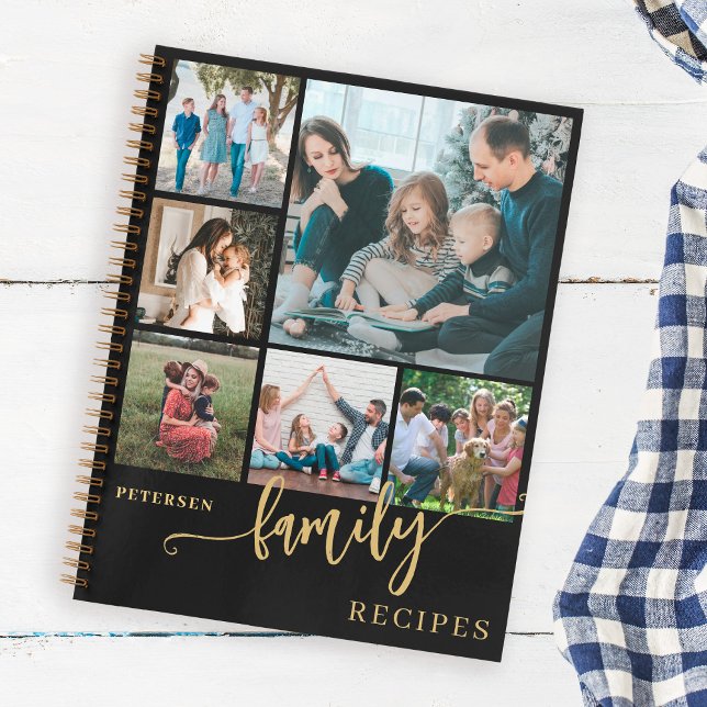 Family recipes photo collage recipe book (Creator Uploaded)