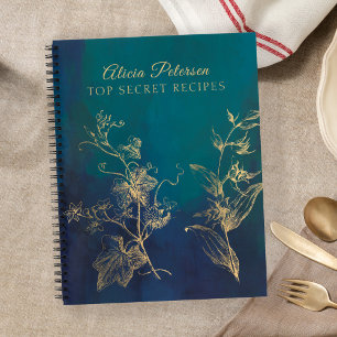 Family recipes vintage journal organiser cookbook