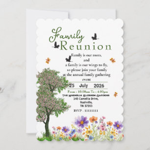 Family Reuion  Invitation