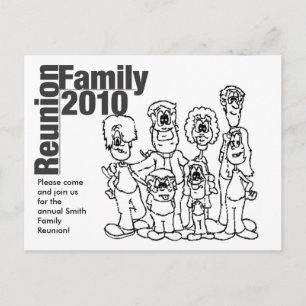 Family Reunion 2010 Colouring Invite