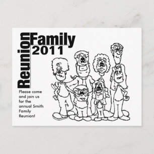 Family Reunion 2011 Colouring Invite