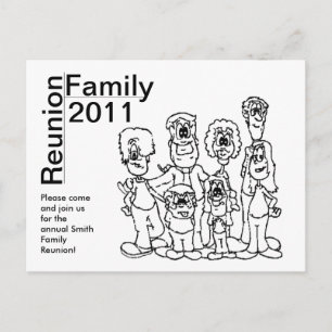 Family Reunion 2011 Colouring Invite