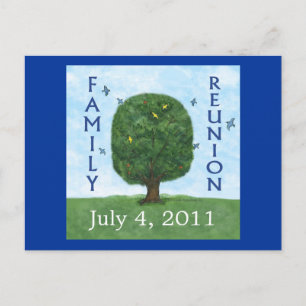 Family Reunion 2011 Postcard Invitation