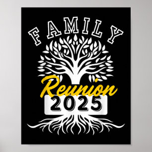 Family Reunion 2025 Attend Meeting Group Vintage Poster